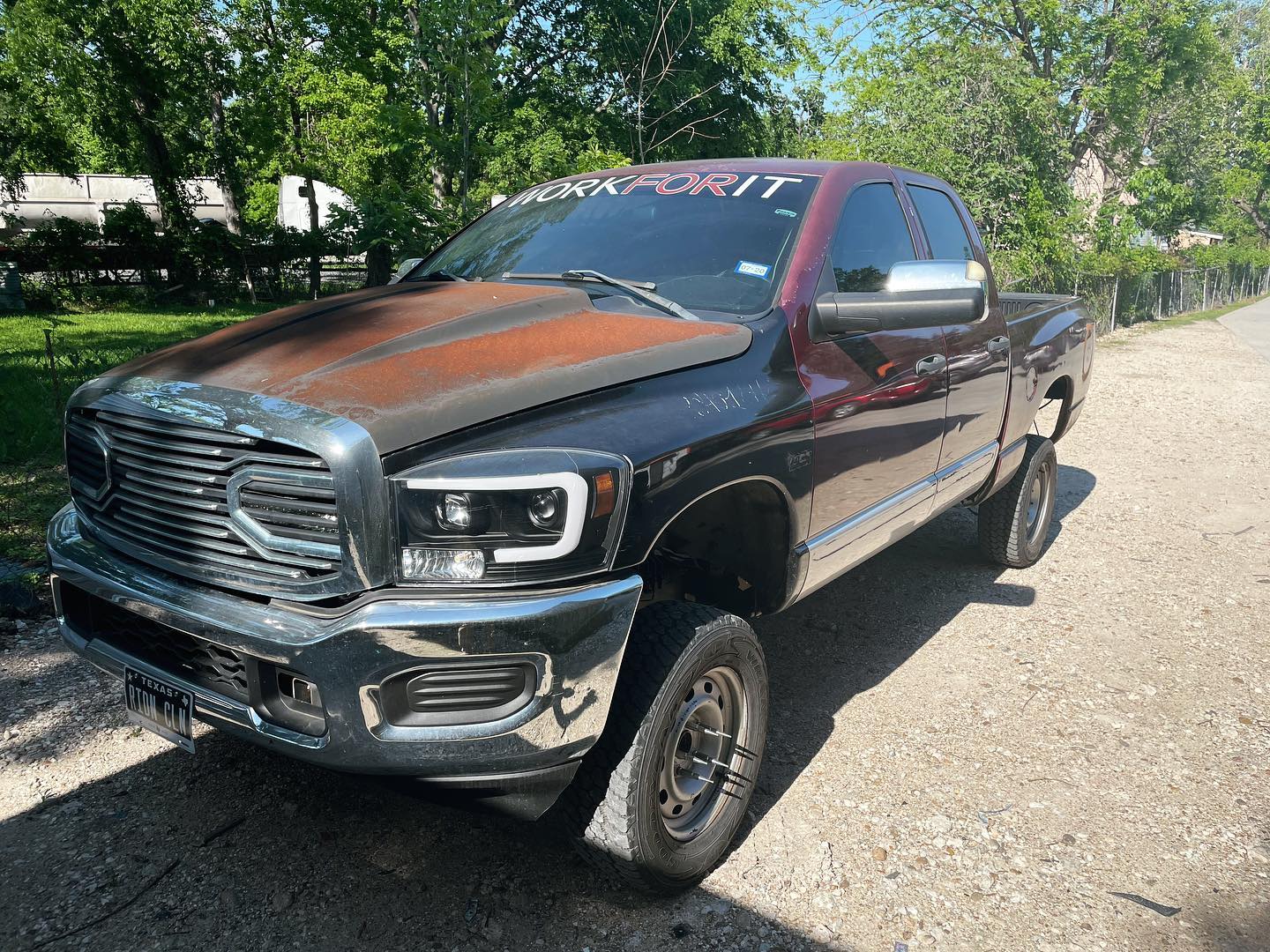 Red Dodge Ram 1500 full paint restoration — Houston TX — photo 65 of 65