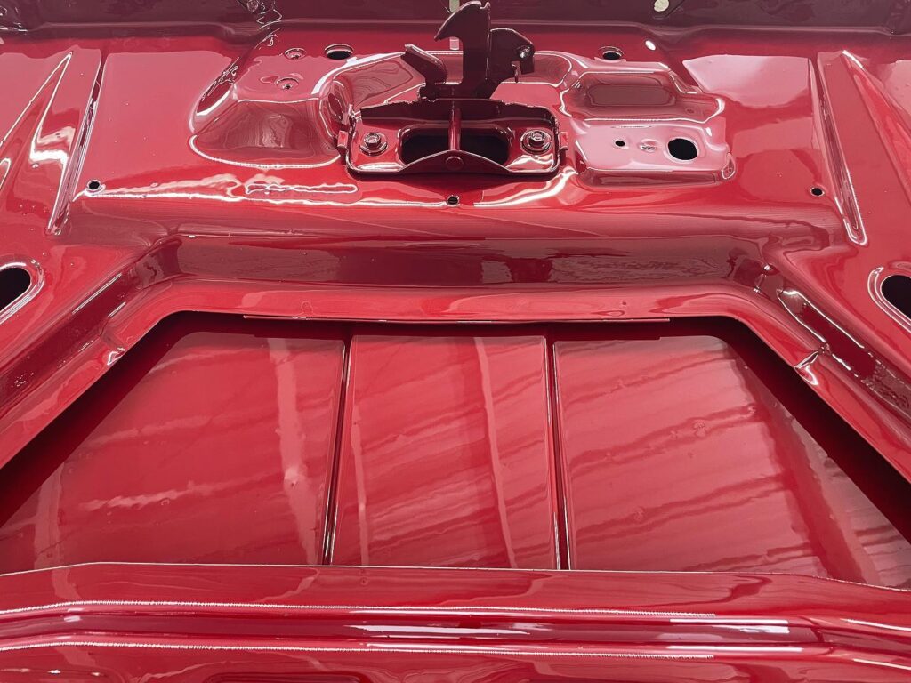 Red Paint Restoration on Classic Car — Fresh Paint Auto Restoration Houston, Texas