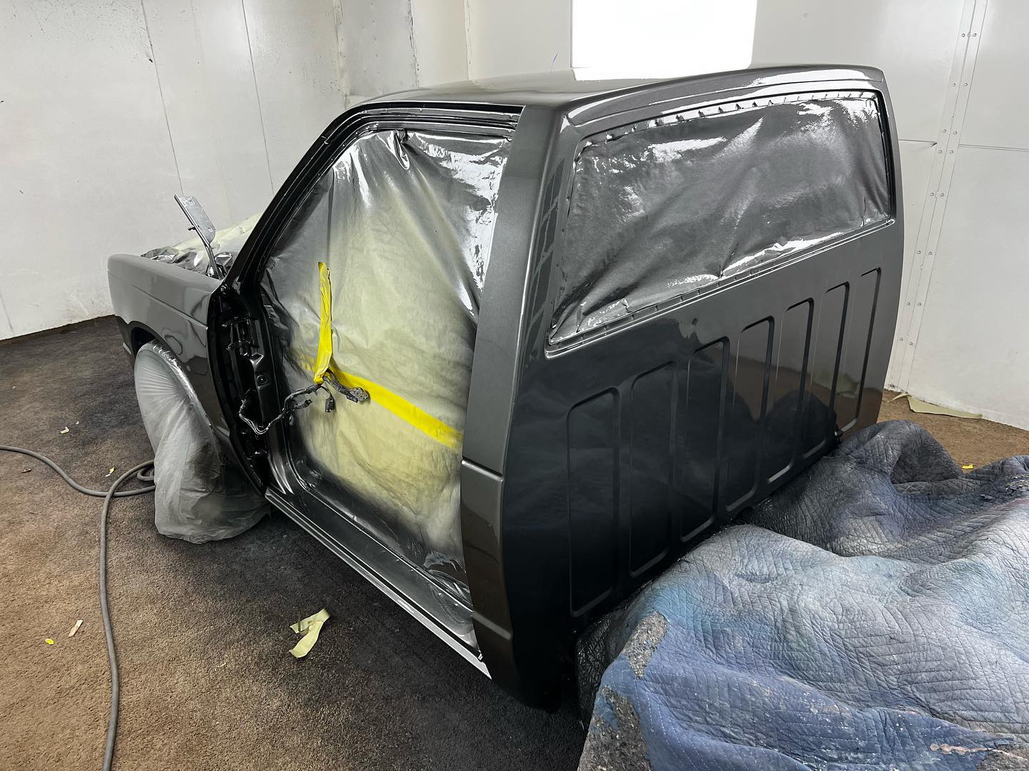 Smoke gray Chevy paint restoration Houston TX — project photo 1 of 25