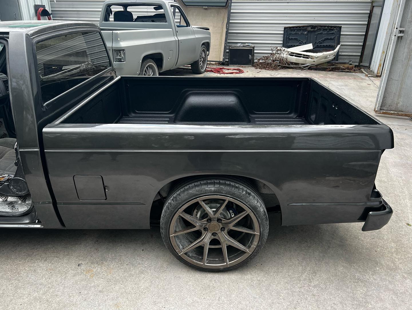 Smoke gray Chevy paint restoration Houston TX — project photo 4 of 25