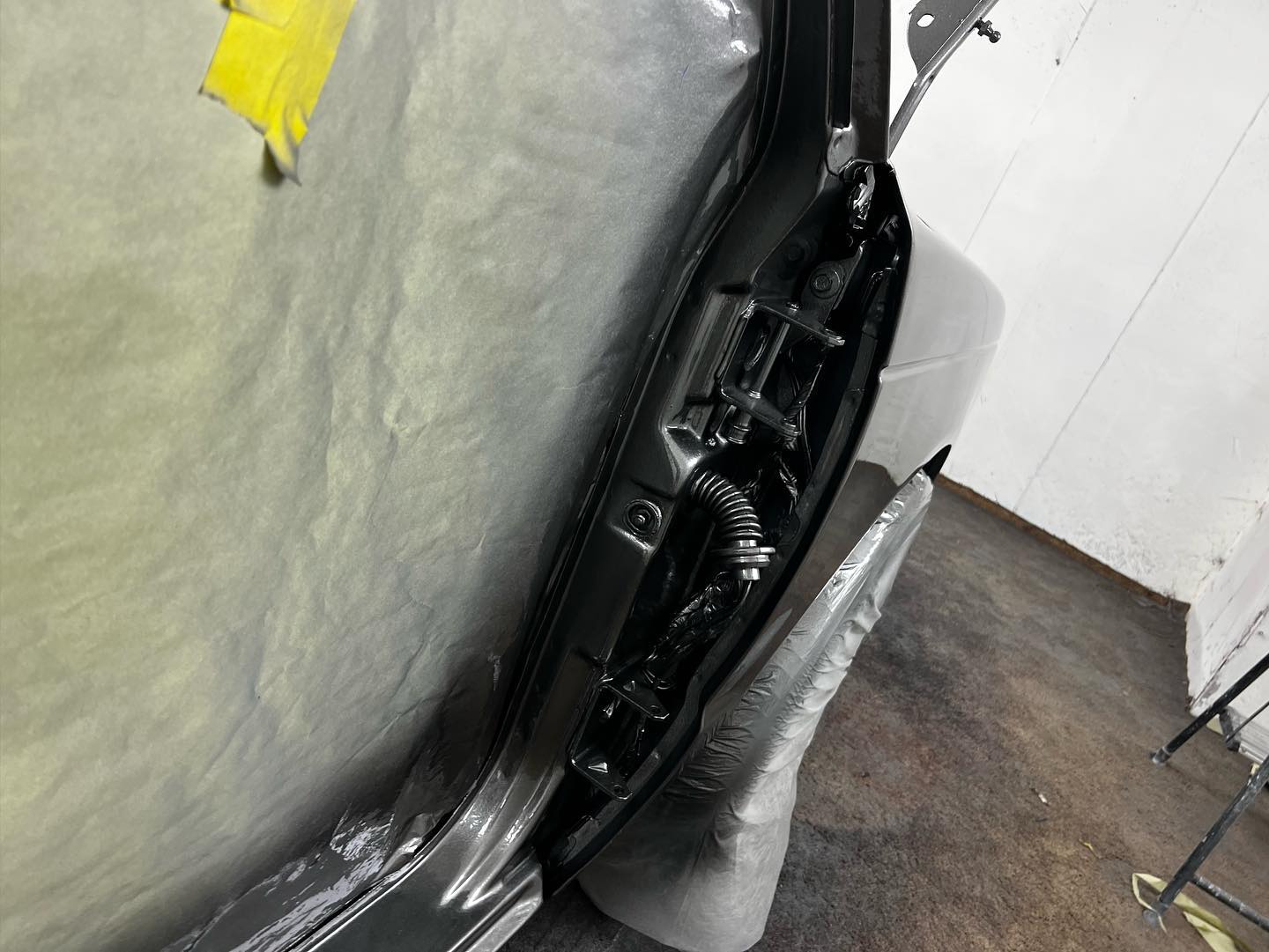 Smoke gray Chevy paint restoration Houston TX — project photo 6 of 25