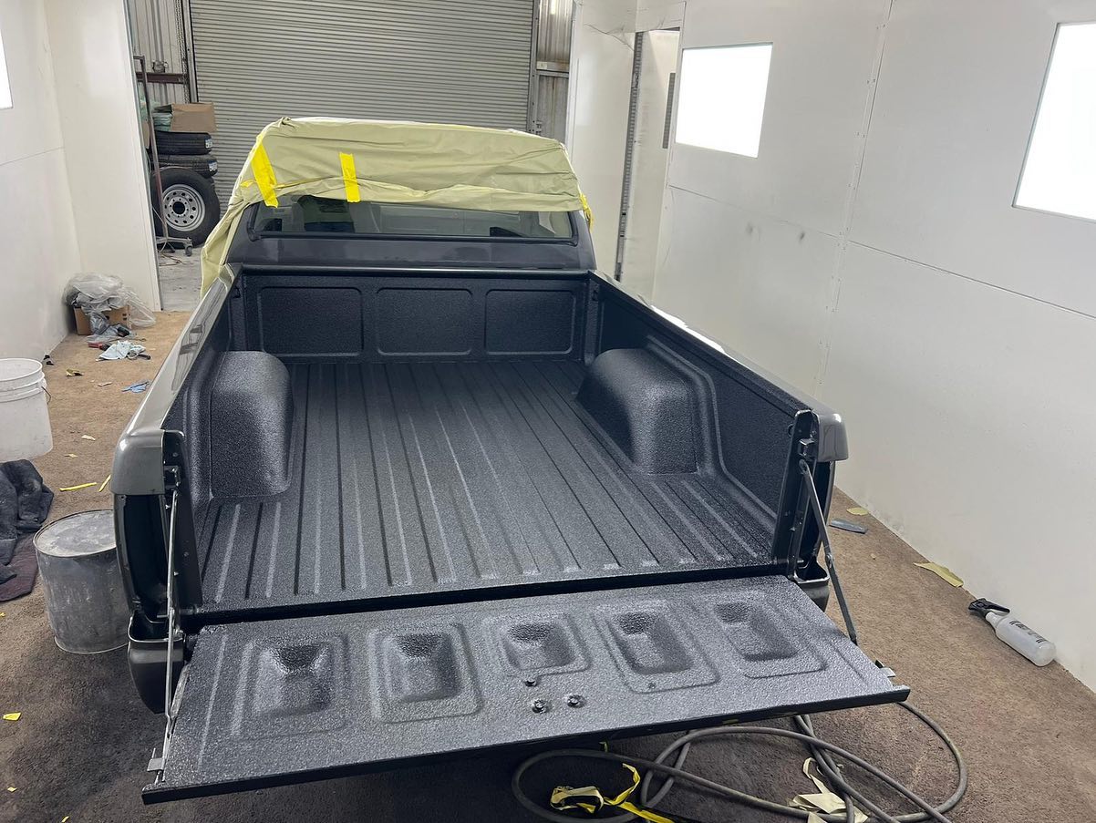 Smoke gray Chevy paint restoration Houston TX — project photo 12 of 25