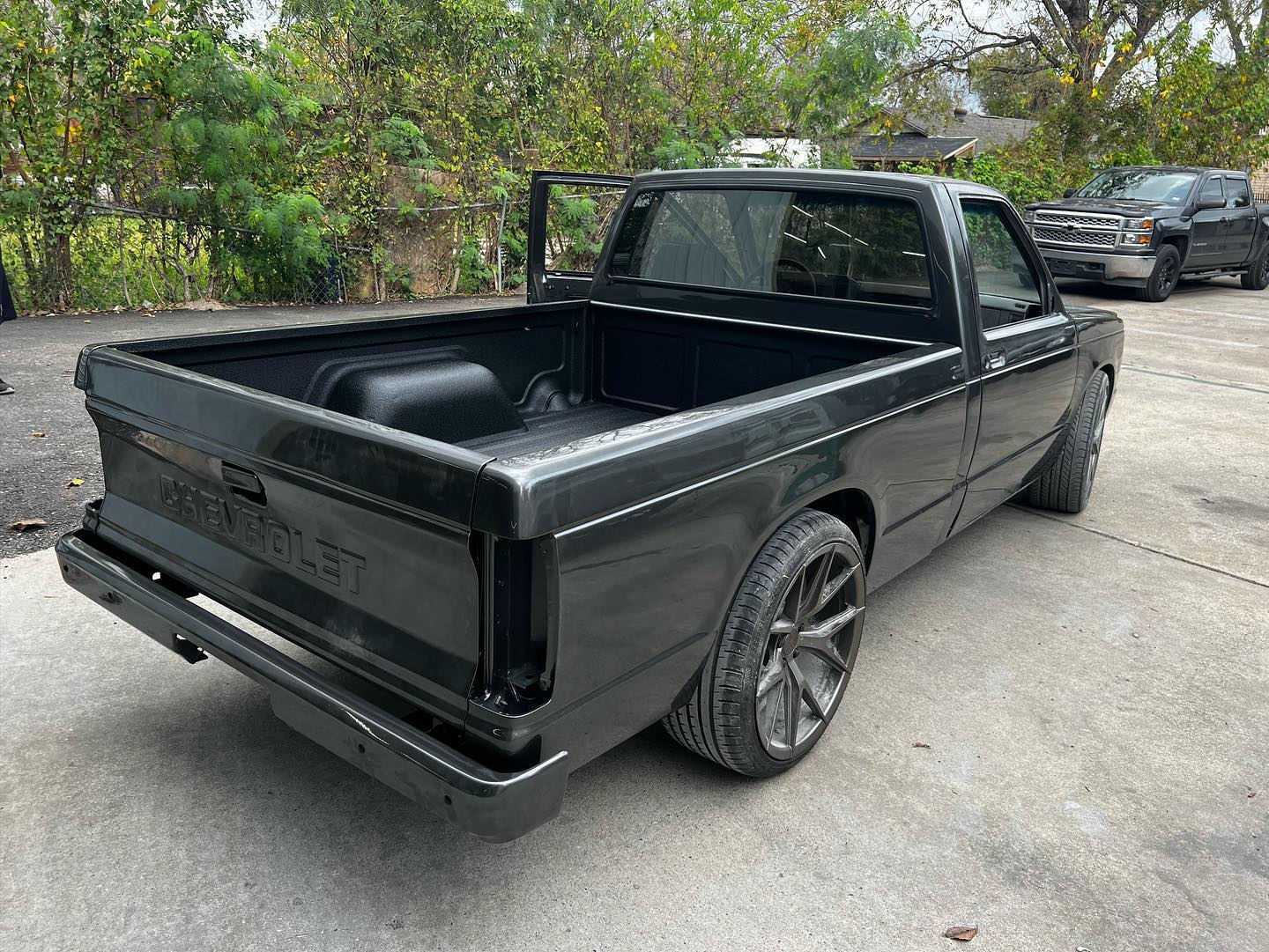 Smoke gray Chevy paint restoration Houston TX — project photo 25 of 25